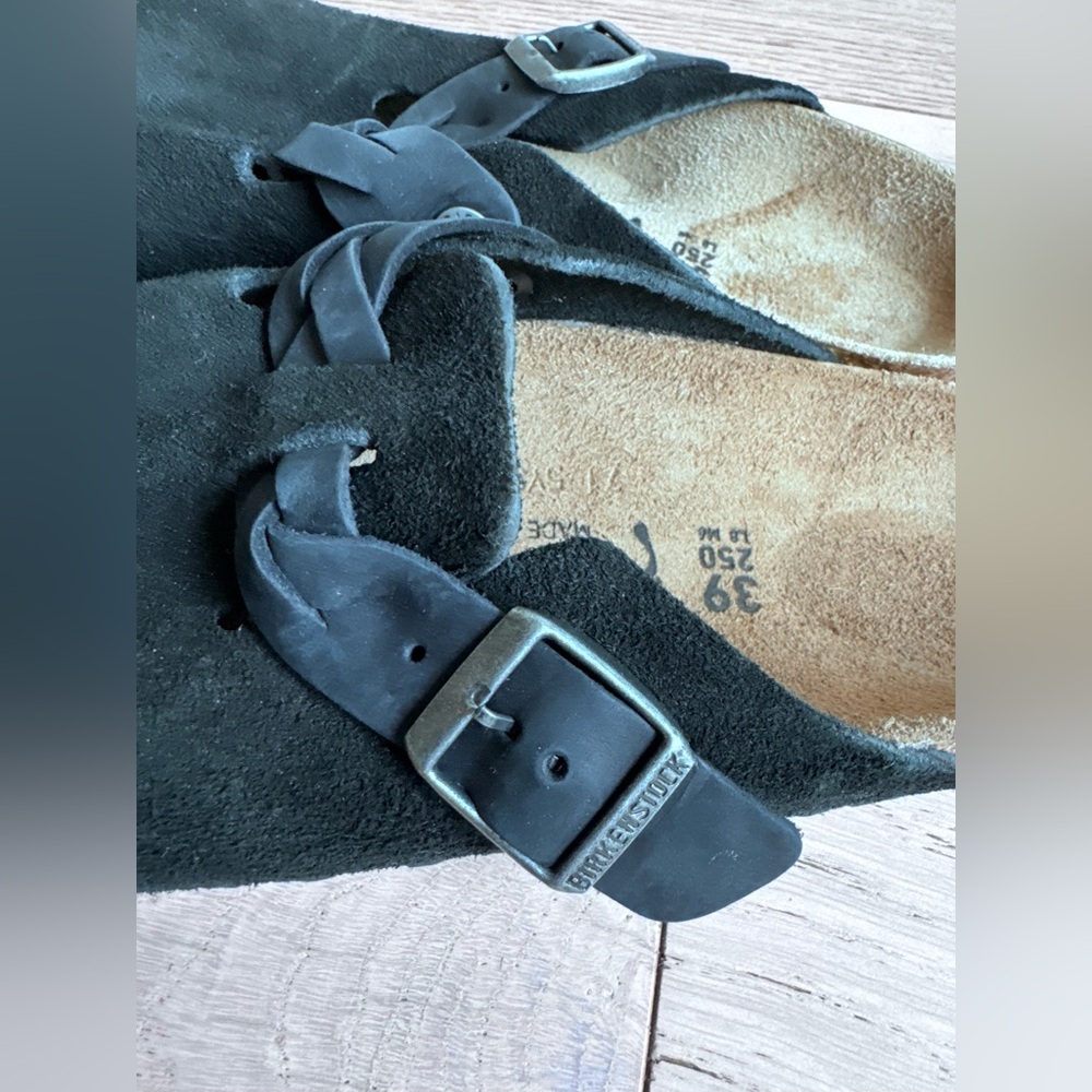 New Birkenstock Boston Braided Black
Suede Leather sz: 39 | 8-8.5 - Picture 4 of 8
